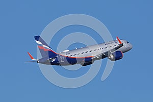 Aeroflot departure to destiantion