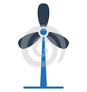 Aerogenerator, whirligig Vector Icon can be easily modified or edit photo