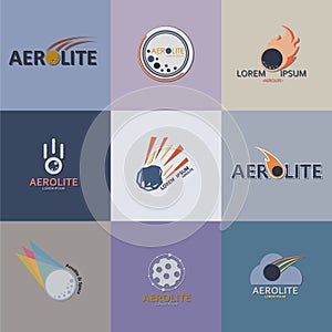 Aerolite And Space Logo Set - Vector