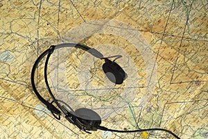 Aeronautical chart photo