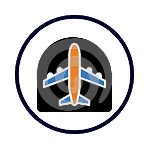 Aeroplan, airplane, down, downstream, airline, world, airplane icon