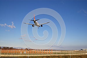 Aeroplane landing