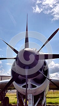 Aeroplane propeller photo