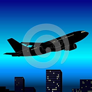 Aeroplane Silhouette 03