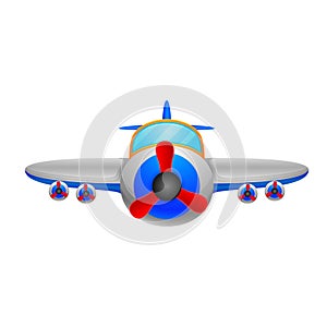 a aeroplane on a white background