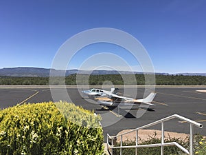 Aeroplanes at Payson Airport Arizona