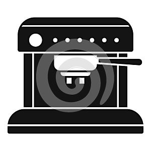 Aeropress coffee machine icon, simple style