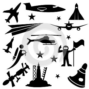 Aerospace Icon Set