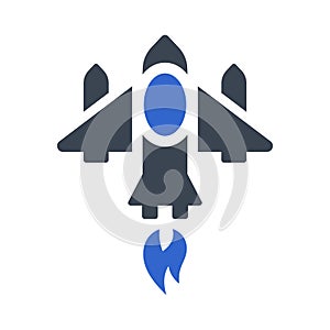 Aerospace ship Icon