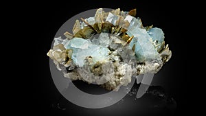 Aesthetic Aquamarine With Muscovite Specimen from Nagar Pakistan