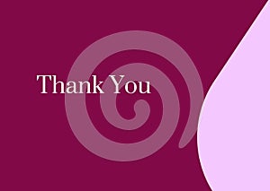 Aesthetic thank you card for birthdays, baby shower, weddings, graduations, customers, parents, and colleagues