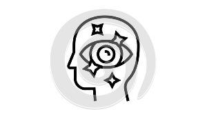 aesthetics philosophy line icon animation