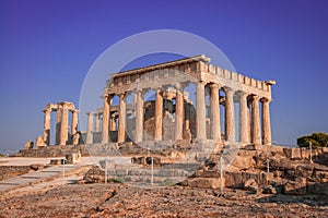 Chrám na ostrov propast řecko 