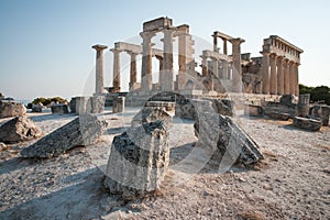 Afaia Temple, Aegina, Saronic Gulf, Greece photo