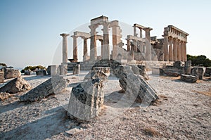 Afaia Temple, Aegina, Saronic Gulf, Greece photo