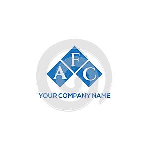 AFC letter logo design on BLACK background. AFC creative initials letter logo concept. AFC letter design.AFC letter logo design on