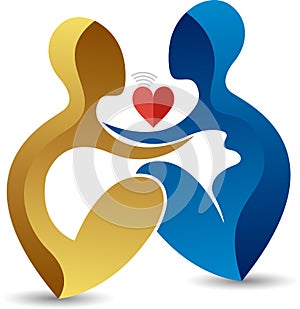 Affection pregnant woman logo