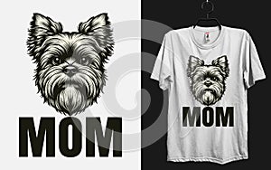 Affenpinscher Dog Mom t-shirt design