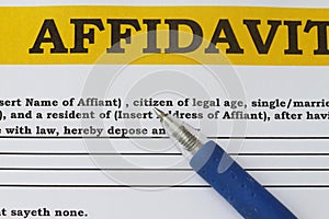 Affidavit