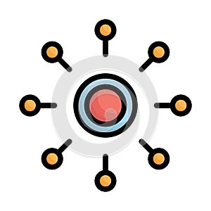 Affiliate, affiliation Vector Icon which can easily modify or edit