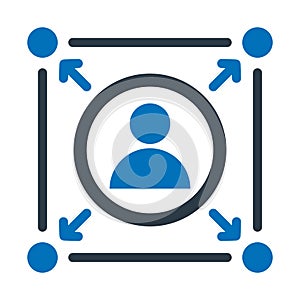 Affiliate, channels Vector Icon which can easily modify