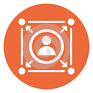 Affiliate, channels Vector Icon which can easily modify