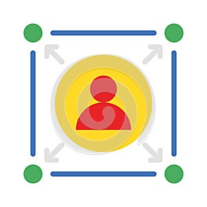 Affiliate, channels Vector Icon which can easily modify