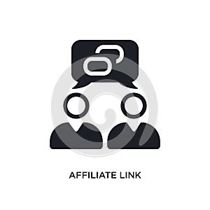 affiliate link isolated icon. simple element illustration from general-1 concept icons. affiliate link editable logo sign symbol