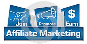 Affiliate Marketing Blue Rounded Squares