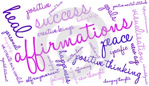 Affirmations Word Cloud