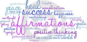 Affirmations Word Cloud