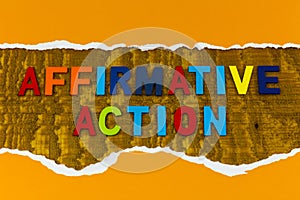 Affirmative action business teamwork employment discrimination