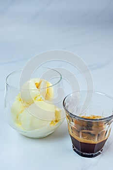 AFFOGATO A TYPICAL ITALIAN DESSERT