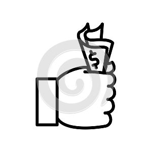 Affordability icon, vector illustration