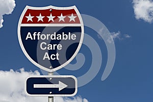 Affordable Care Act Sign