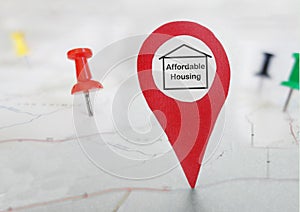 Affordable Housing locator map