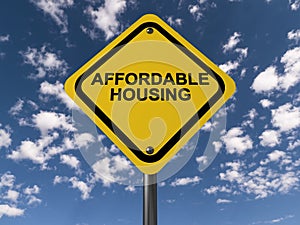 Affordable housing sign photo