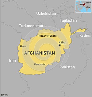 Afganistan Map photo