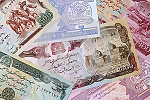 Afghan money - afghani