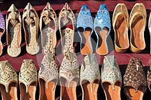 Afghani Shoes colorful photo