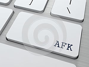 AFK. Internet Concept. img