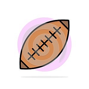 Afl, Australia, Football, Rugby, Rugby Ball, Sport, Sydney Abstract Circle Background Flat color Icon