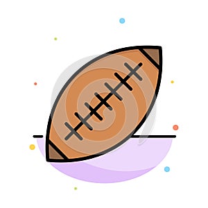 Afl, Australia, Football, Rugby, Rugby Ball, Sport, Sydney Abstract Flat Color Icon Template