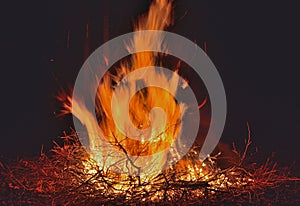 Aflame bonfire 2