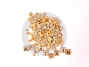 Aflatoxin b1 in corn picture,  poultry feed problem
