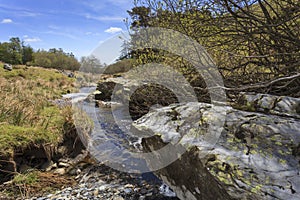 Afon Disgynfa a small stream