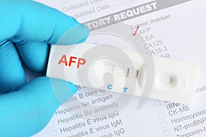 AFP positive test result photo