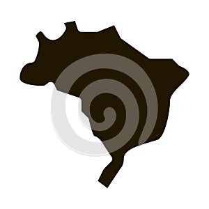 africa continent icon vector symbol illustration