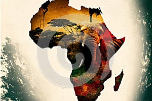 Africa, a creative portrayal of the continent