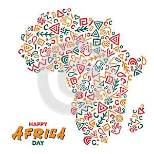 Africa day tribal art